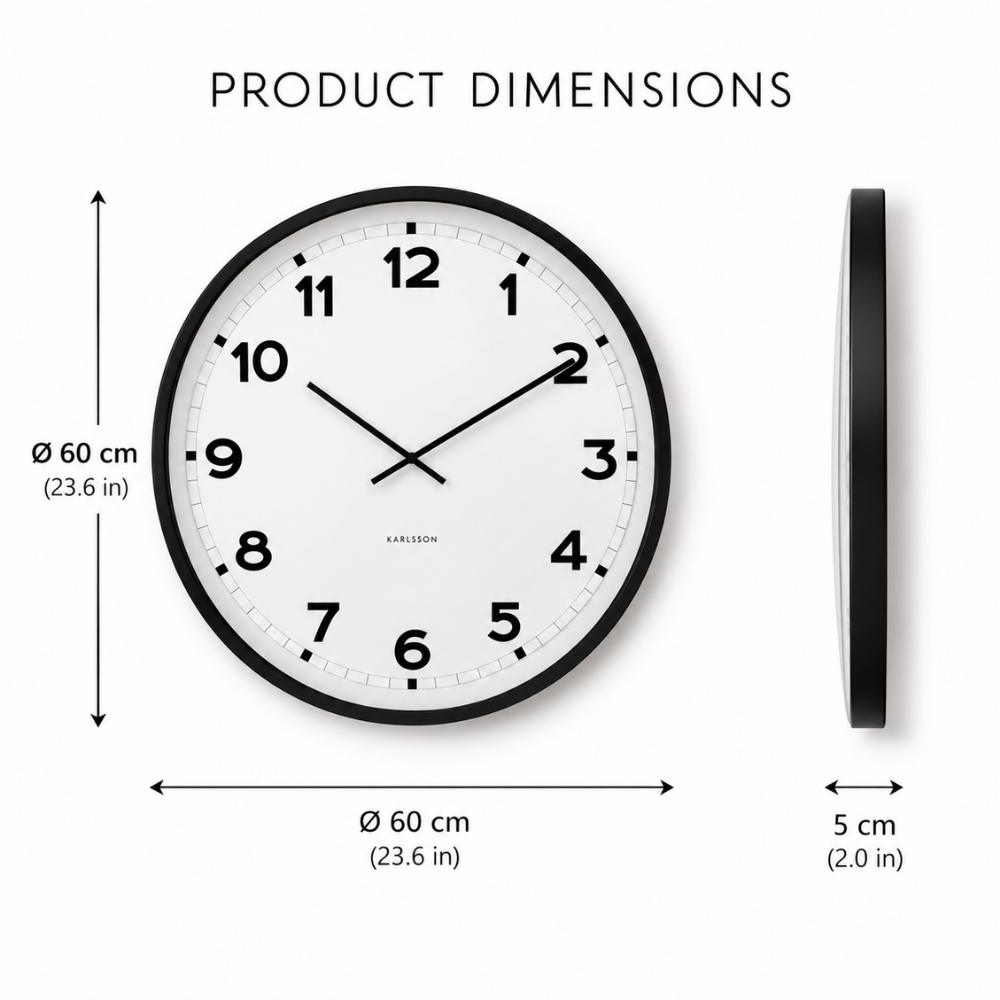 The Modern Edge Wall Clock