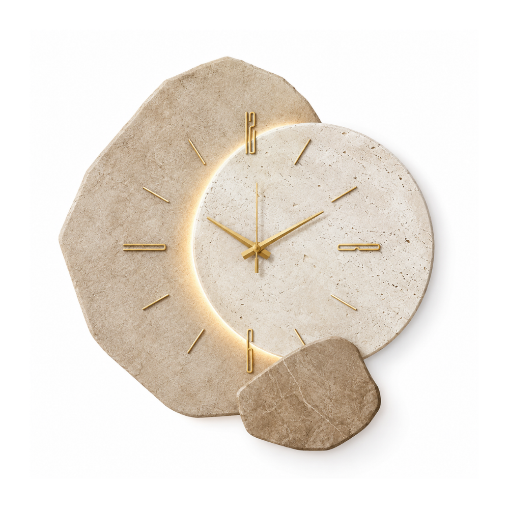 Lunar Glow LED Wall Clock