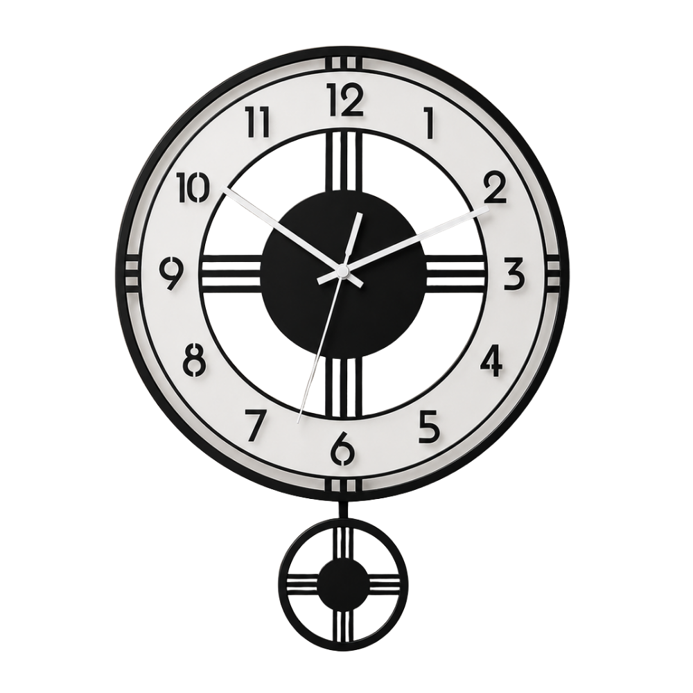 Modern Pendulum Wall Clock